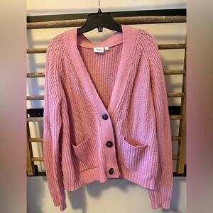Saja Soft Pink Cardigan Sweater